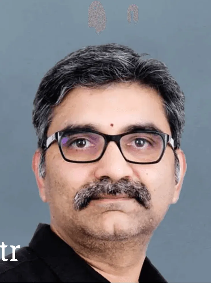 Portrait of RSVN Sharma, Founder and CEO of MHITR
