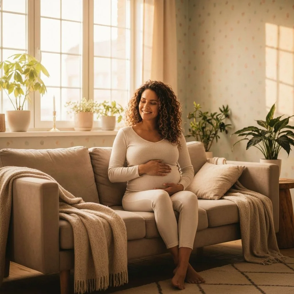 Expecting mother receiving supportive care from MHITRⓇ MaaTru Resilience