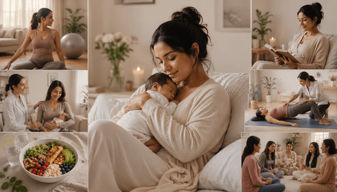 Post-delivery recovery and emotional support for new mothers