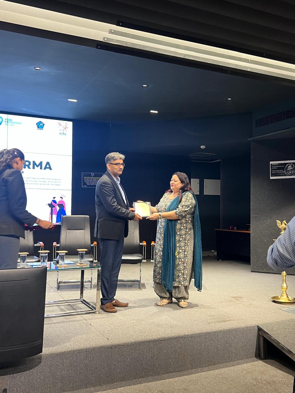 World Entrepreneurs Day ceremony at ISBR Group of Institutions honouring MHITR